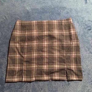 Plaid Mini Skirt